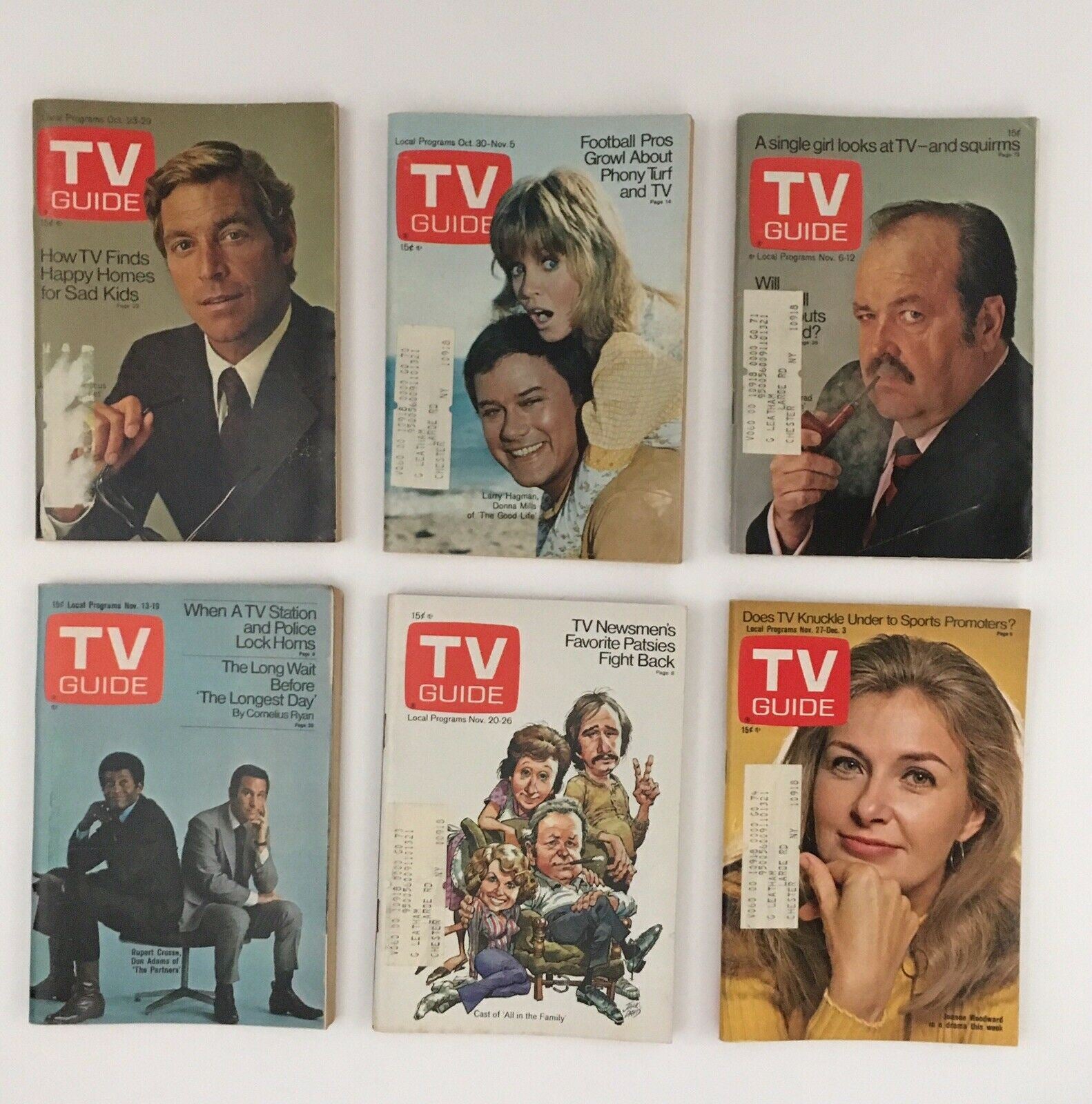 Complete Year Of TV Guide Magazines 1971 52 Issues, Special Issue Fall Preview