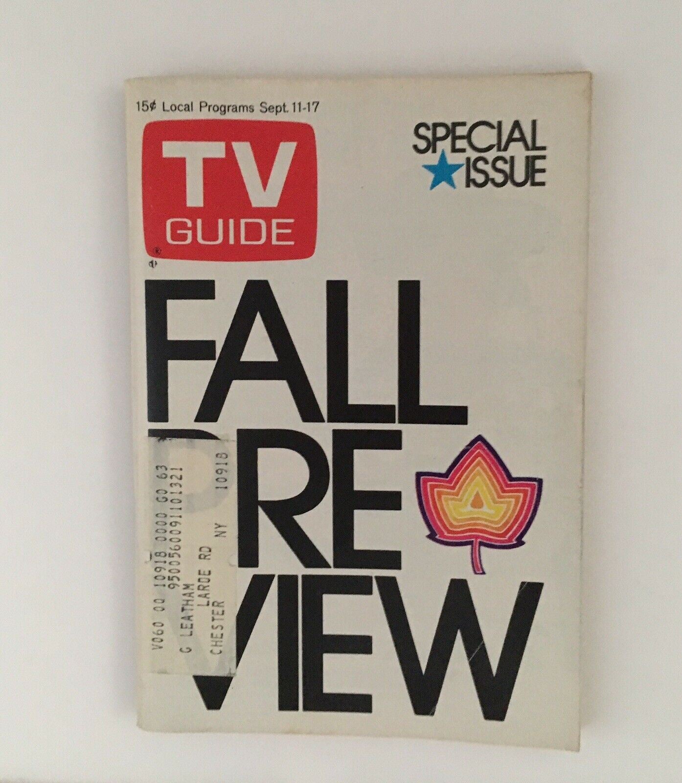 Complete Year Of TV Guide Magazines 1971 52 Issues, Special Issue Fall Preview