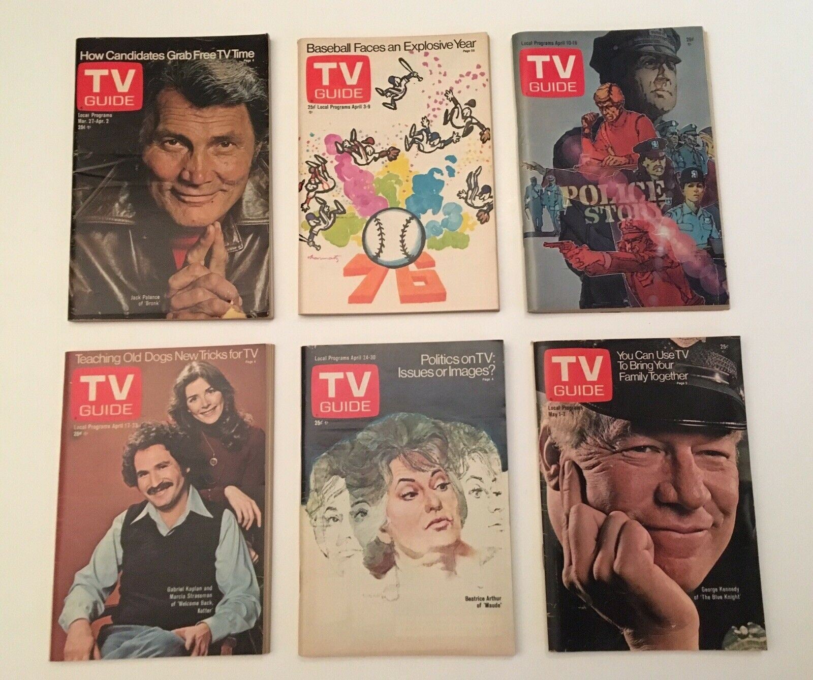 Complete Year Of TV Guide Magazines 1976 52 Issues, Special Issue Fall Preview