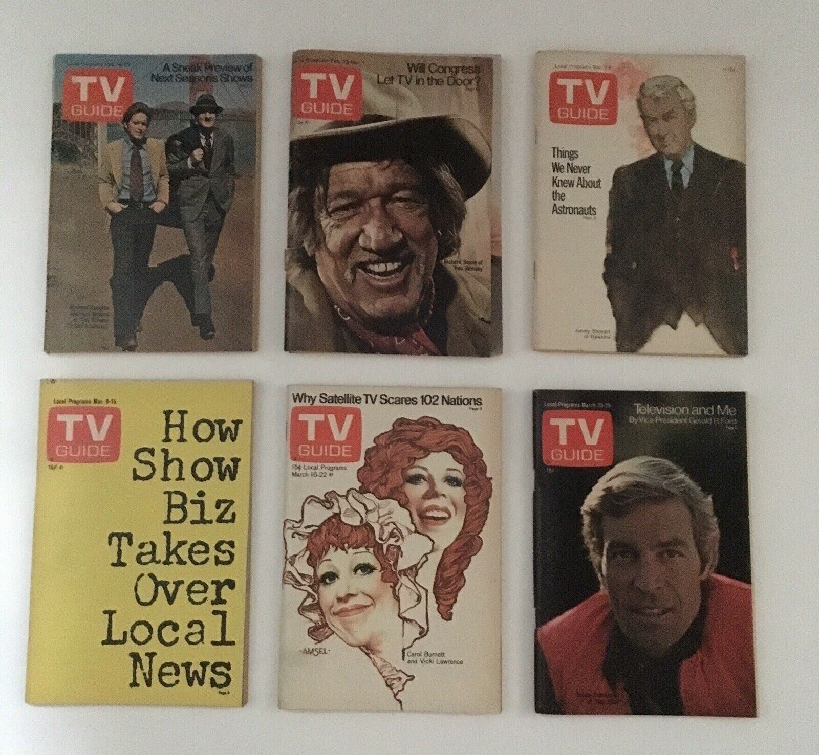 Complete Year Of TV Guide Magazines 1974 52 Issues, Special Issue Fall Preview