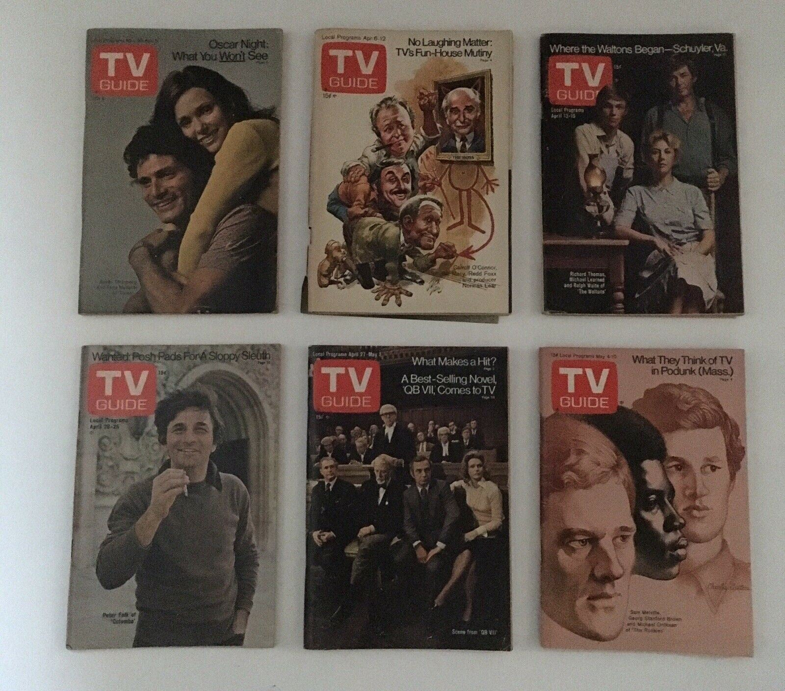 Complete Year Of TV Guide Magazines 1974 52 Issues, Special Issue Fall Preview