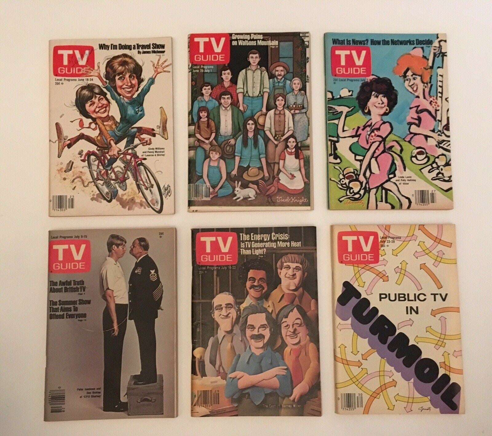 Complete Year Of TV Guide Magazines 1977 All Issues, Special Issue Fall Preview