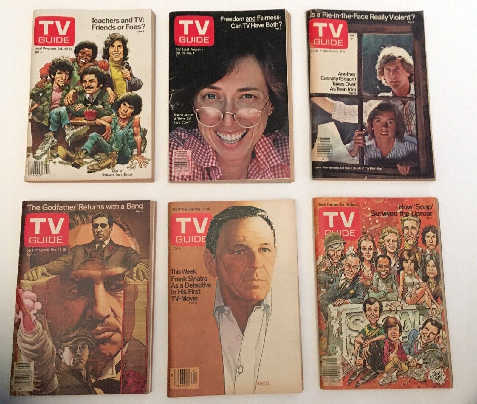 Complete Year Of TV Guide Magazines 1977 All Issues, Special Issue Fall Preview