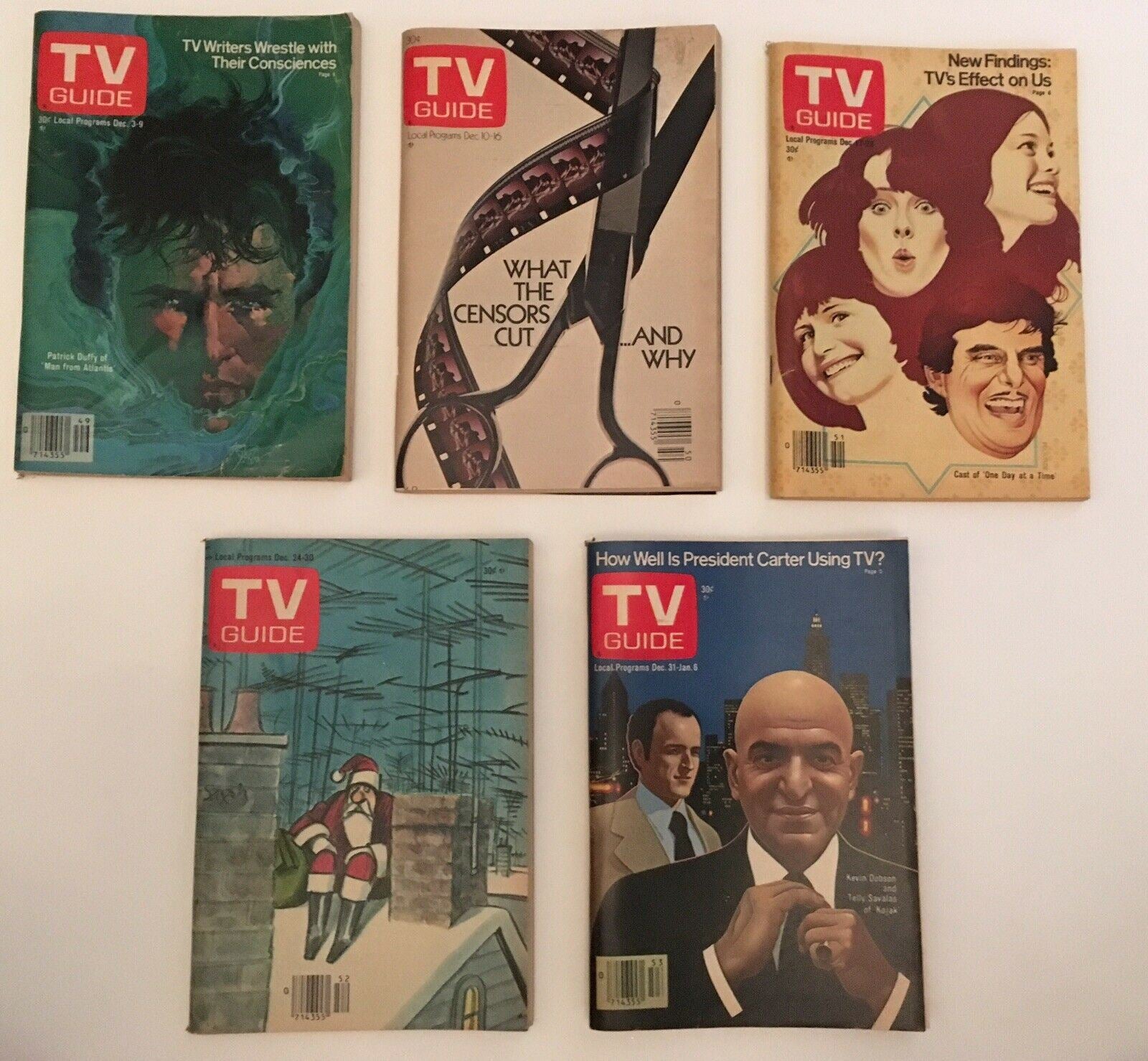 Complete Year Of TV Guide Magazines 1977 All Issues, Special Issue Fall Preview