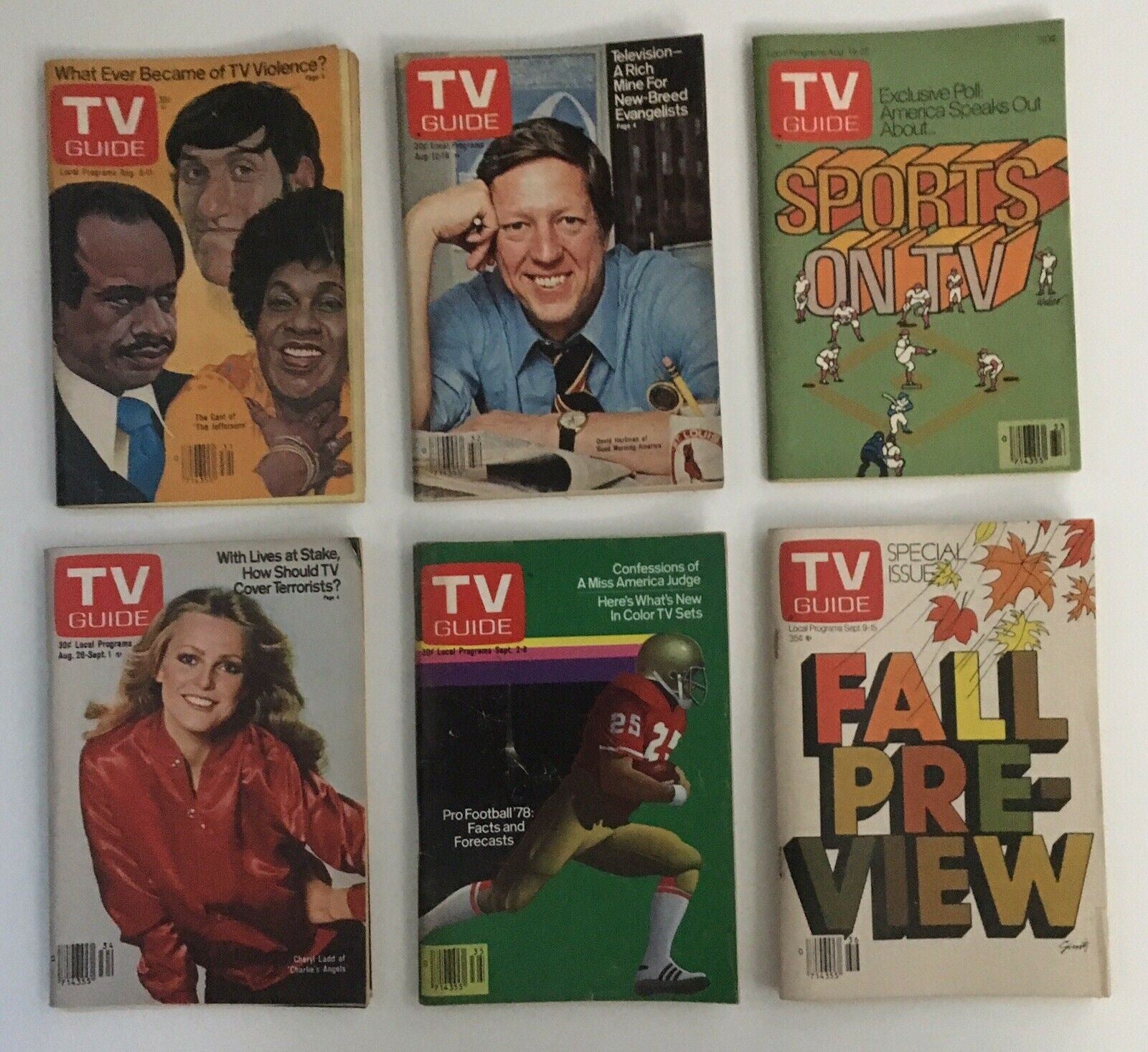 Complete Year Of TV Guide Magazines 1978 52 Issues, Special Issue Fall Preview