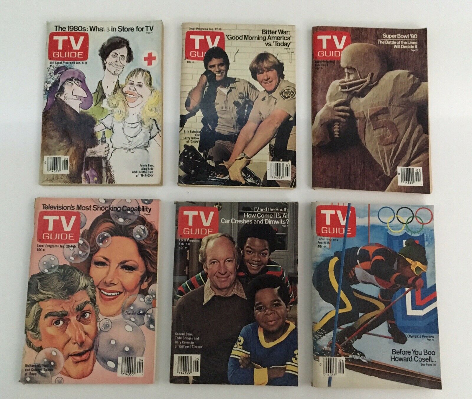 Complete Year Of TV Guide Magazines 1980, 52 Issues- Special Issue Fall Preview