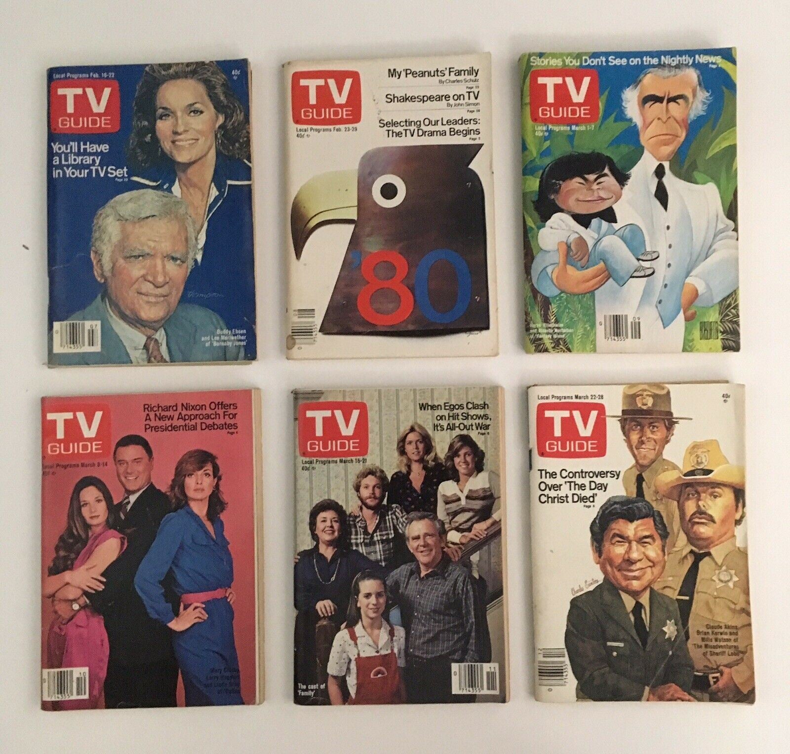 Complete Year Of TV Guide Magazines 1980, 52 Issues- Special Issue Fall Preview