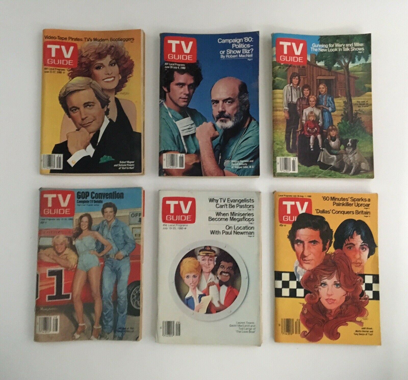 Complete Year Of TV Guide Magazines 1980, 52 Issues- Special Issue Fall Preview