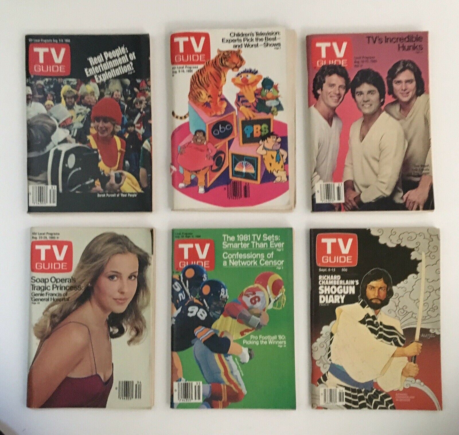 Complete Year Of TV Guide Magazines 1980, 52 Issues- Special Issue Fall Preview