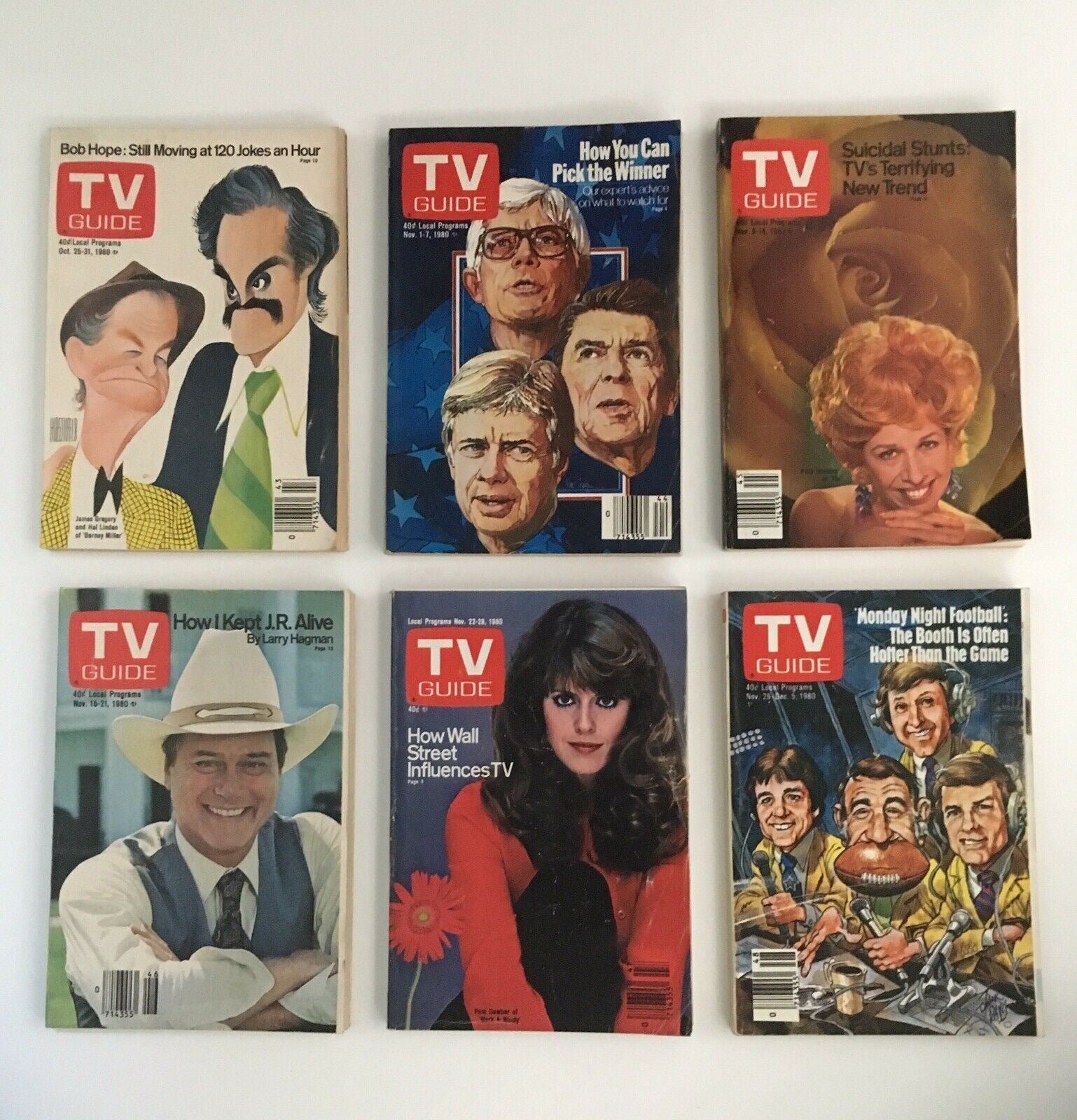 Complete Year Of TV Guide Magazines 1980, 52 Issues- Special Issue Fall Preview