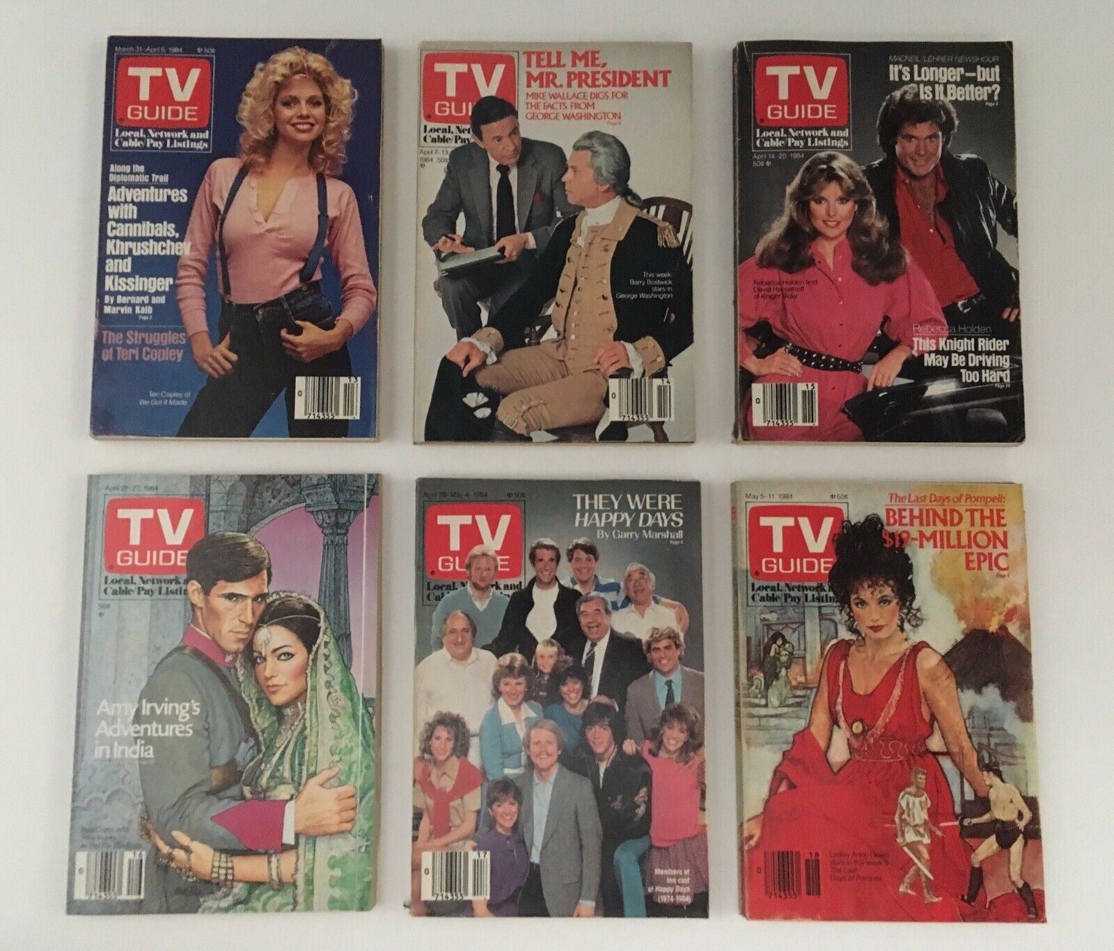 Complete Year Of TV Guide Magazines 1984, 52 Issues- Special Issue Fall Preview