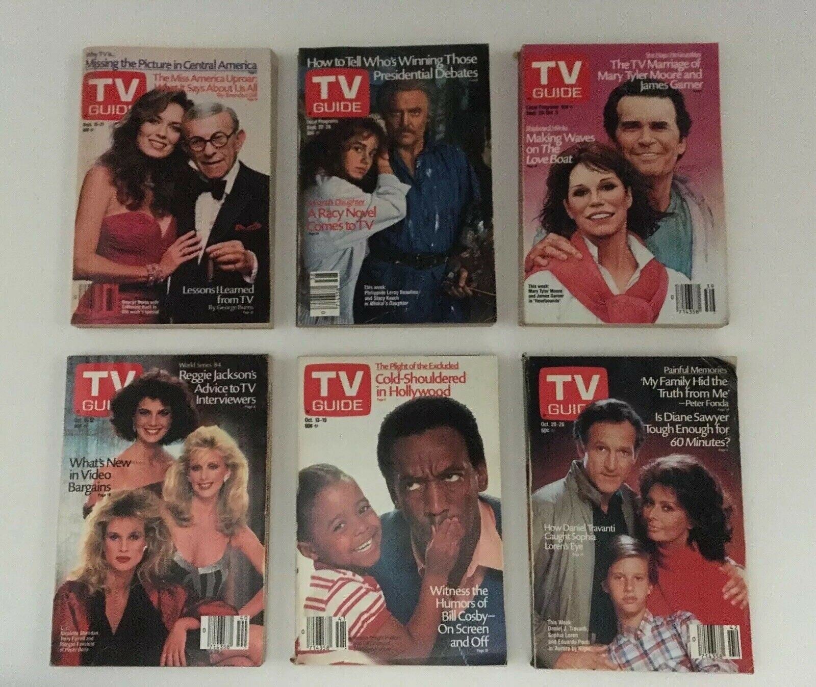 Complete Year Of TV Guide Magazines 1984, 52 Issues- Special Issue Fall Preview