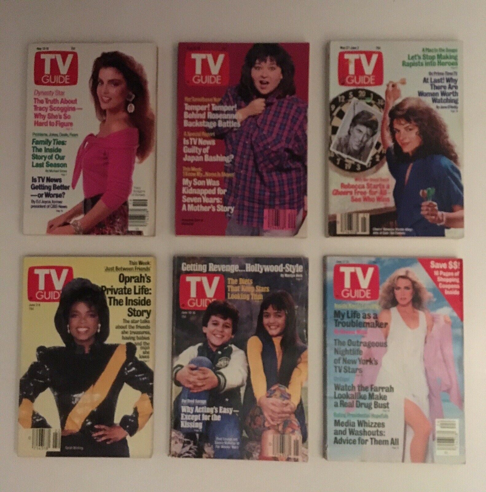 Complete Year Of TV Guide Magazines 1989, 52 Issues- Special Issue Fall Preview