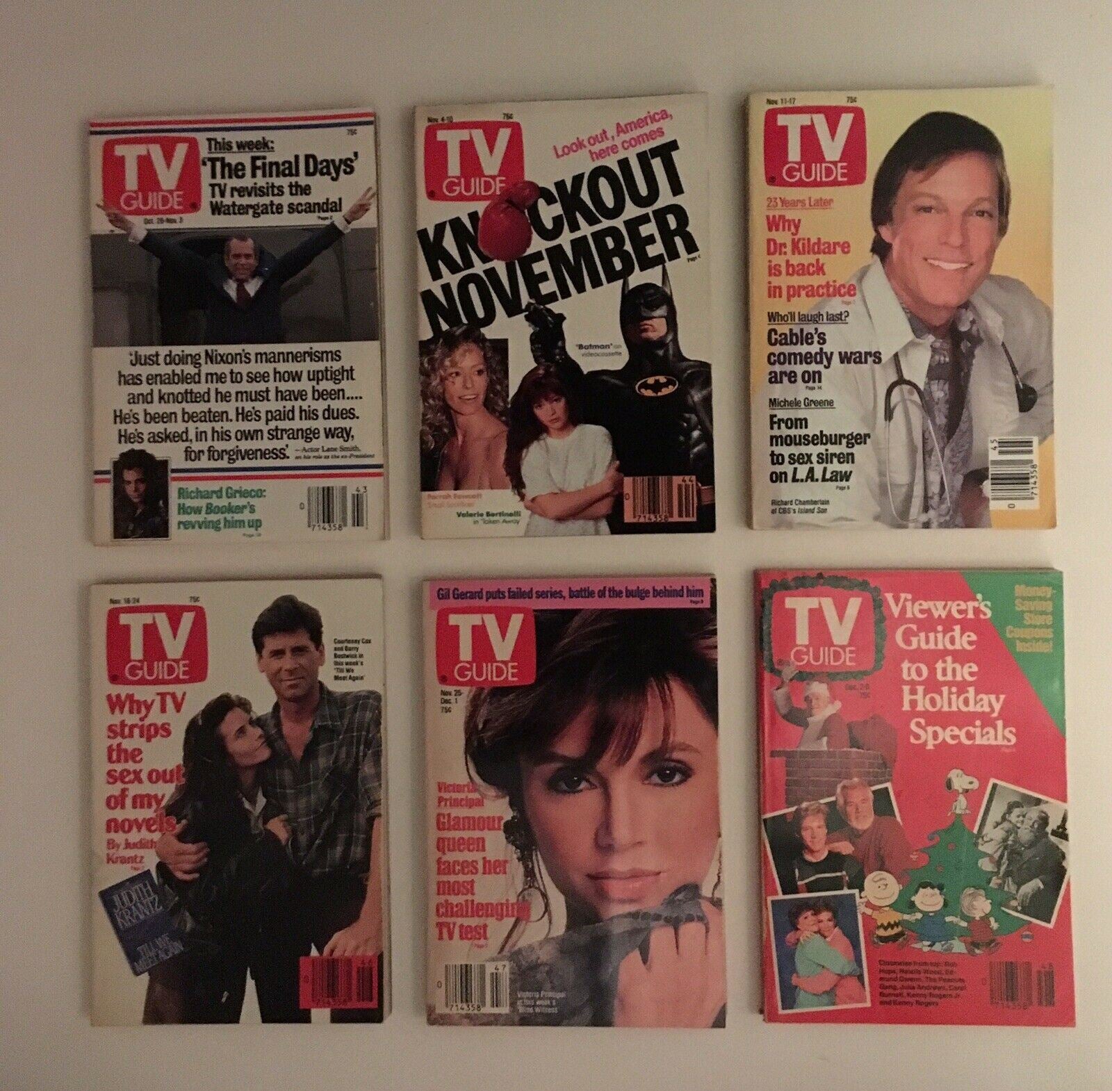 Complete Year Of TV Guide Magazines 1989, 52 Issues- Special Issue Fall Preview