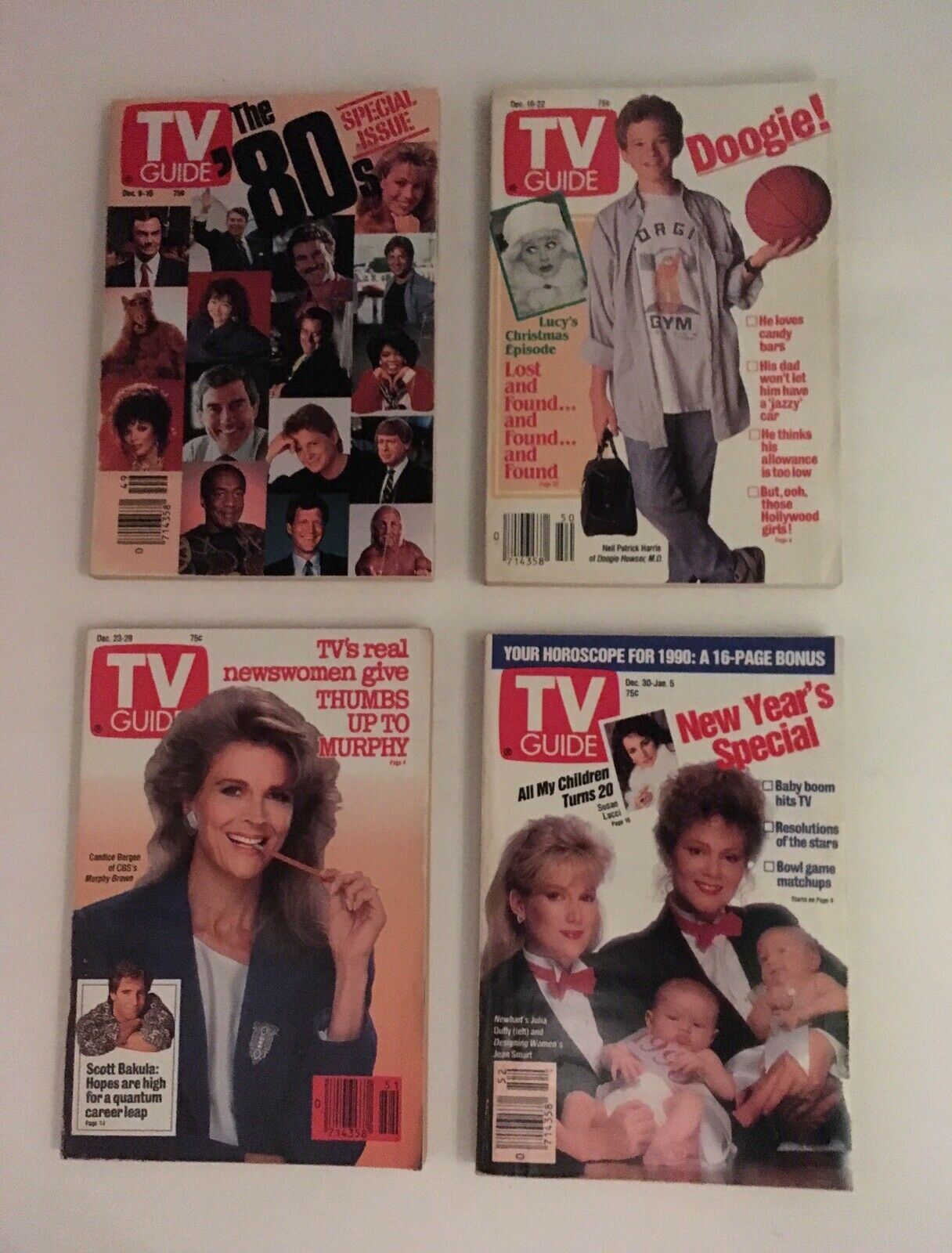 Complete Year Of TV Guide Magazines 1989, 52 Issues- Special Issue Fall Preview