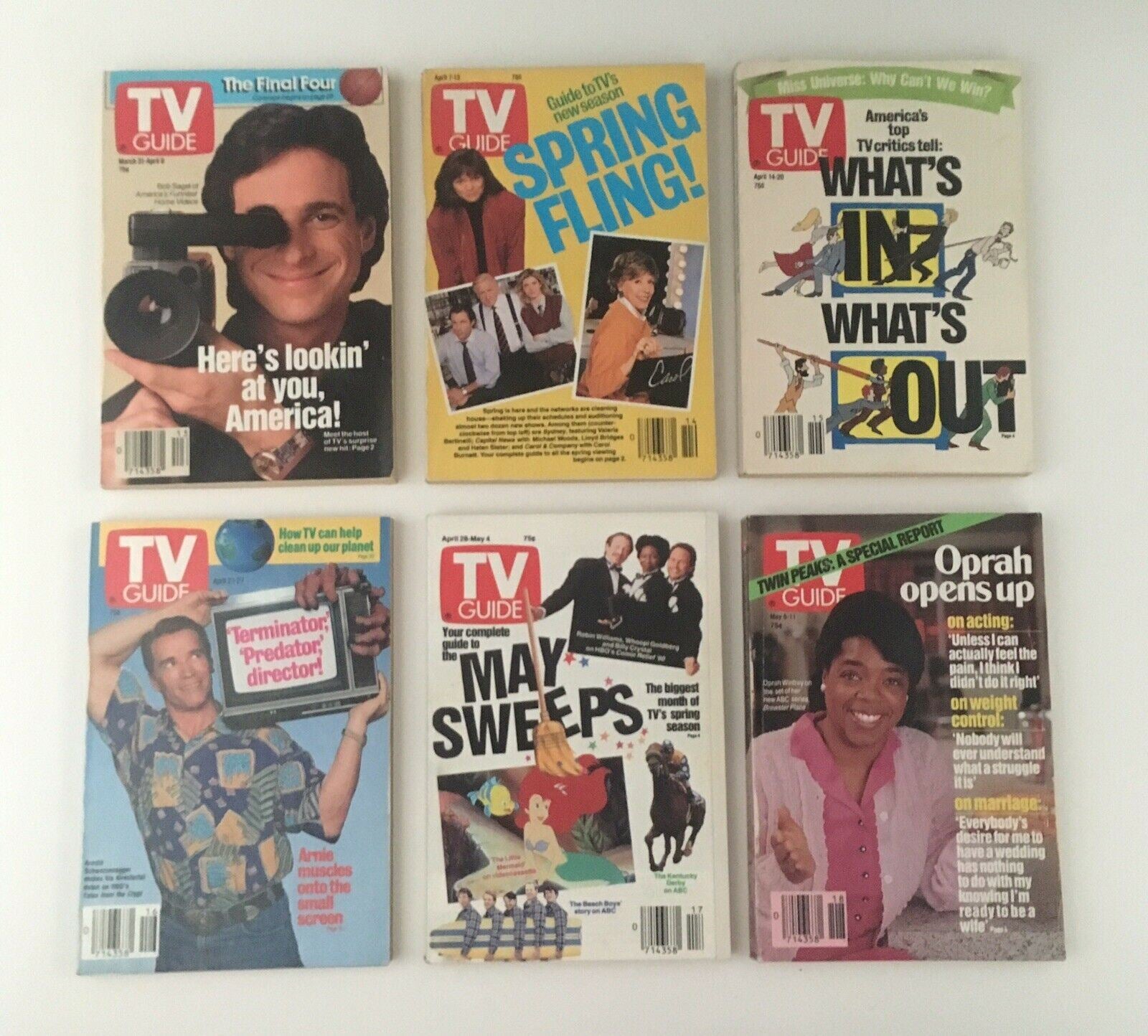 TV Guide Magazines 1990~ 54 Issues Complete~ 4 Special Issue Fall Previews