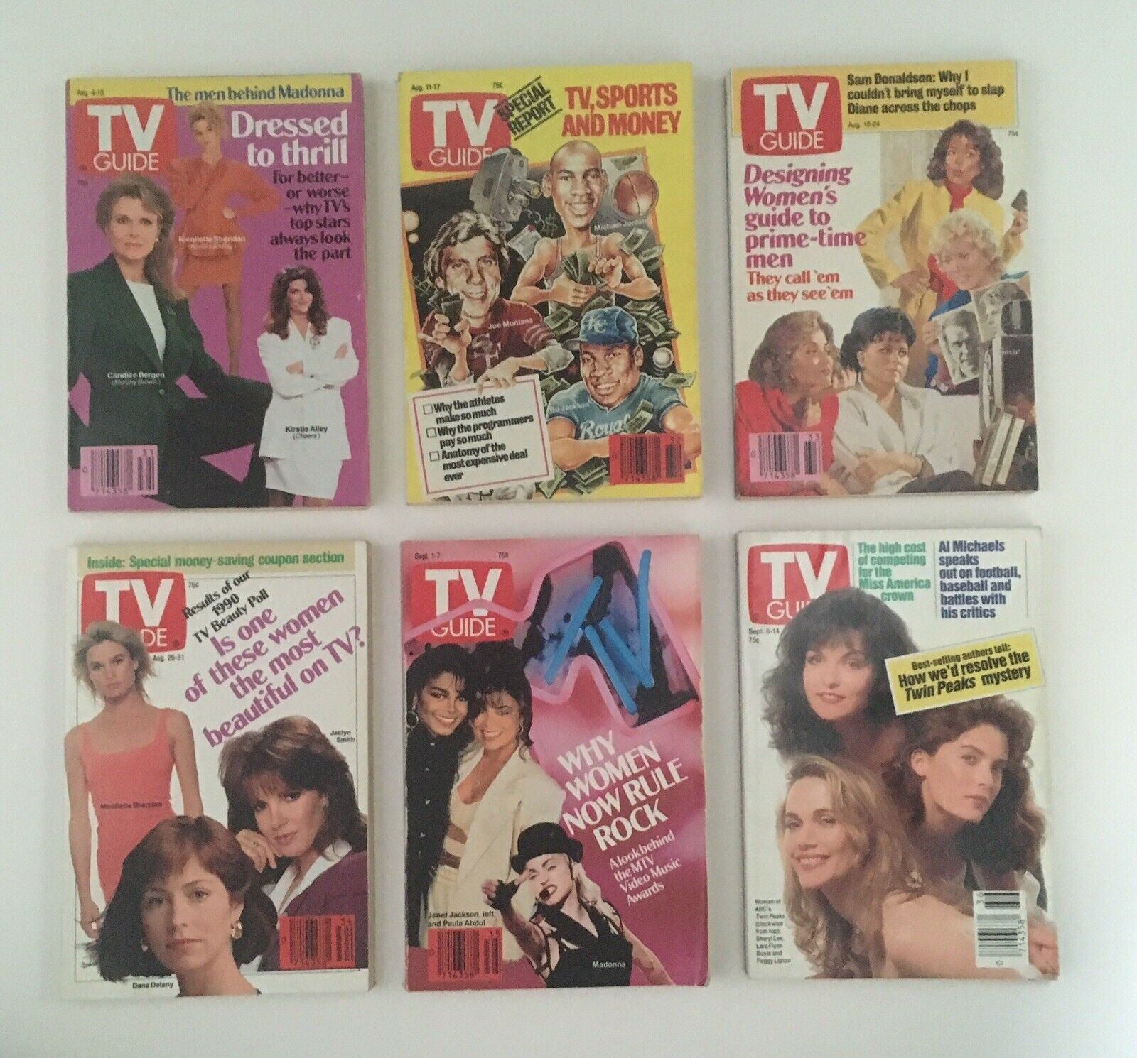 TV Guide Magazines 1990~ 54 Issues Complete~ 4 Special Issue Fall Previews