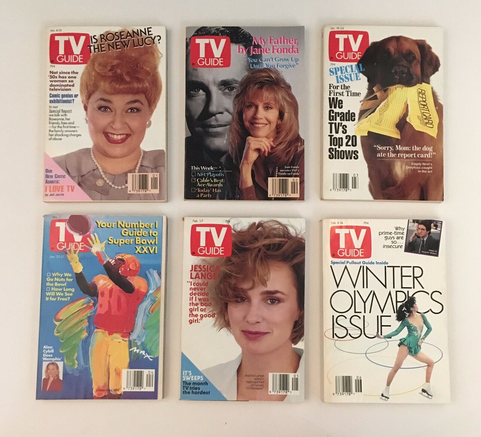 TV Guide Magazines 1992 Complete 52 Issues Special Issue Fall Previews