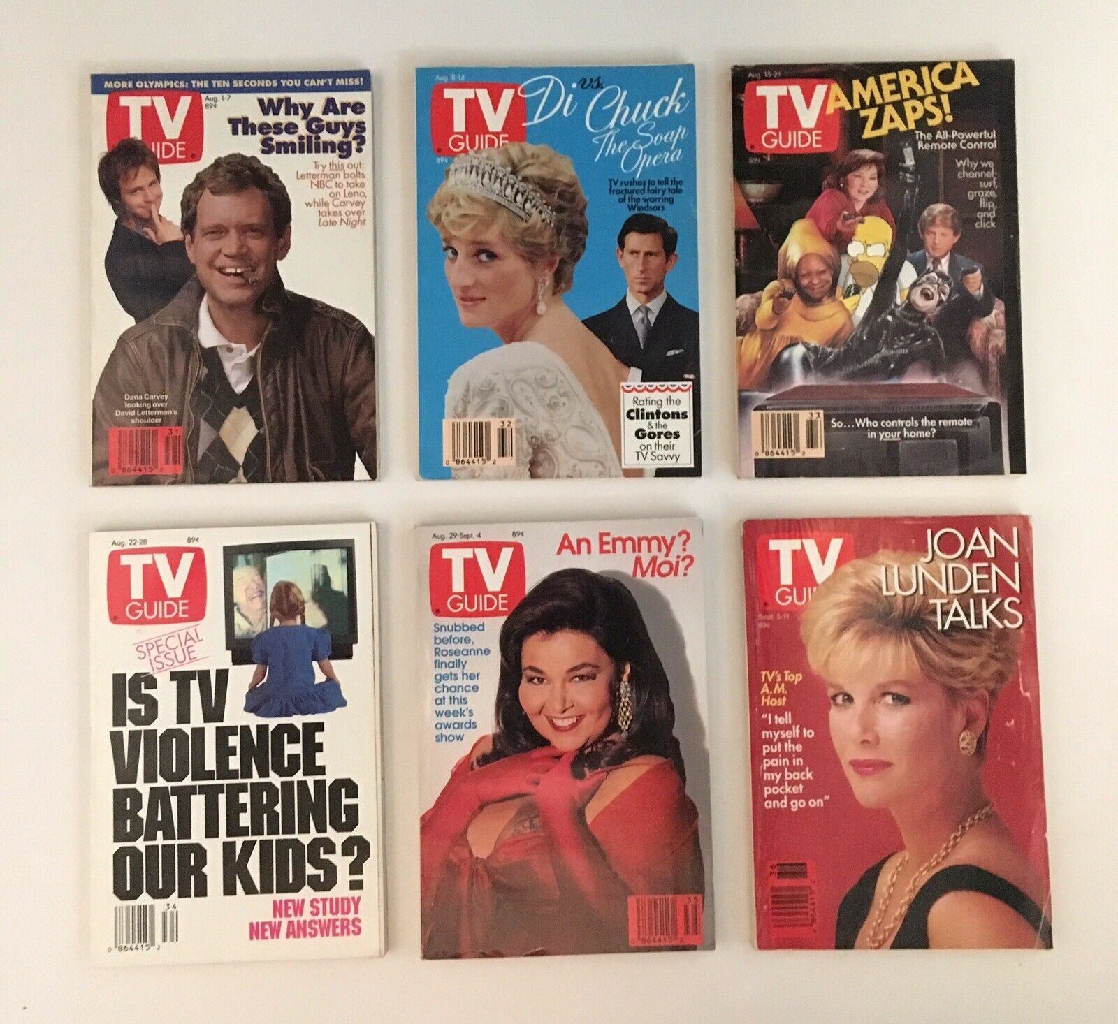 TV Guide Magazines 1992 Complete 52 Issues Special Issue Fall Previews