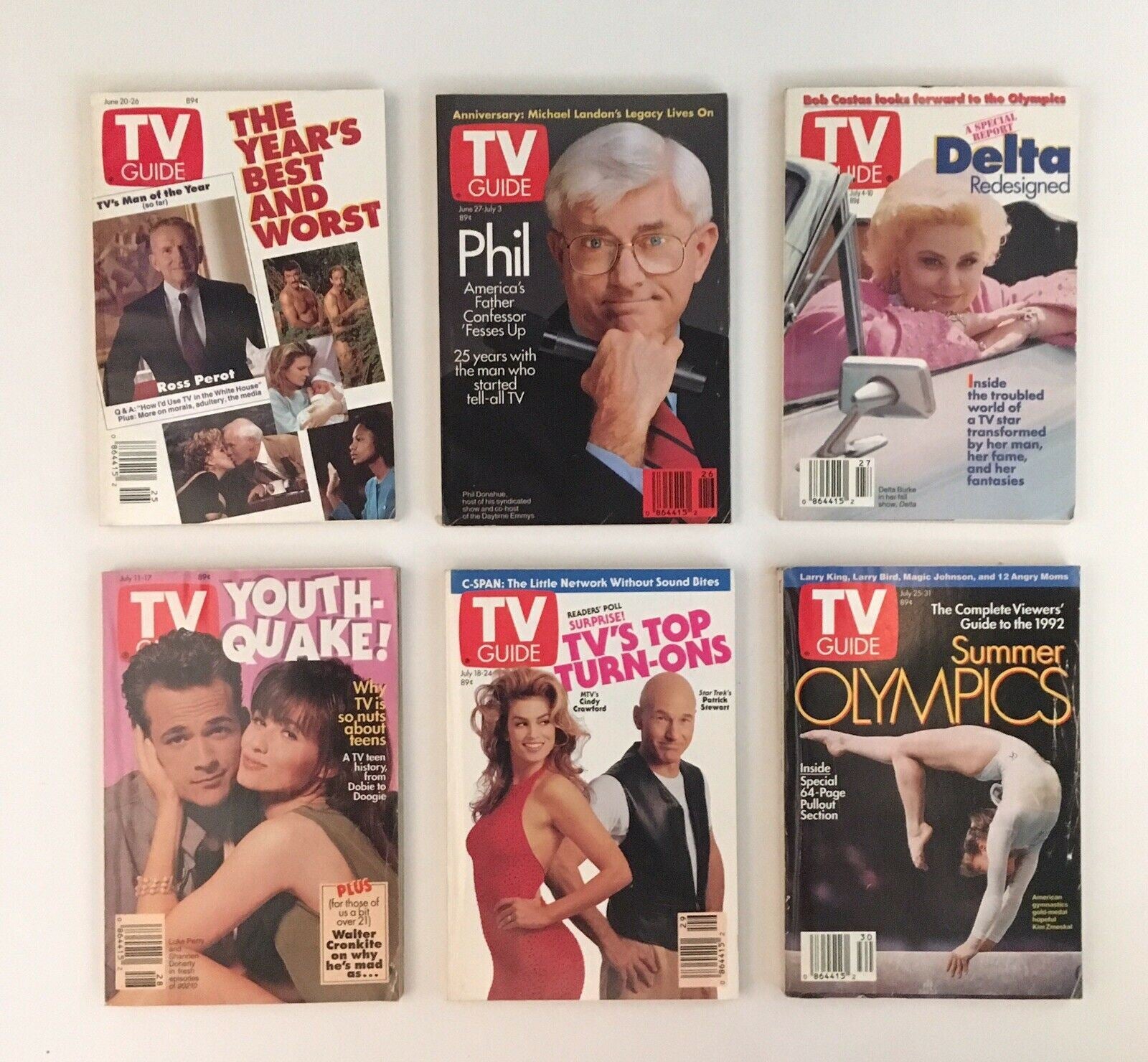 TV Guide Magazines 1992 Complete 52 Issues Special Issue Fall Previews