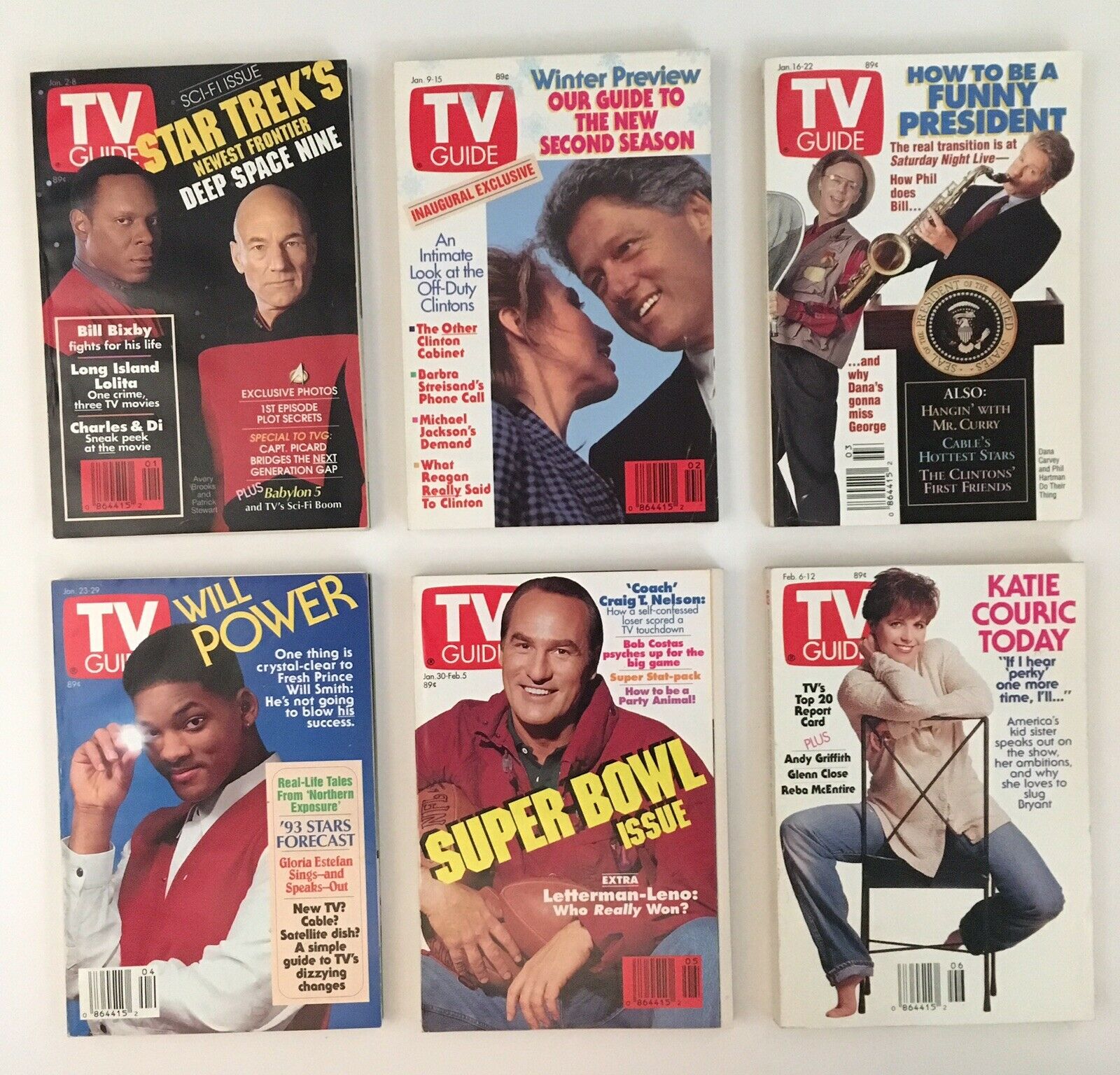 TV Guide Magazines 1993 Complete 53 Issues Fall Previews + 40th Anniversary