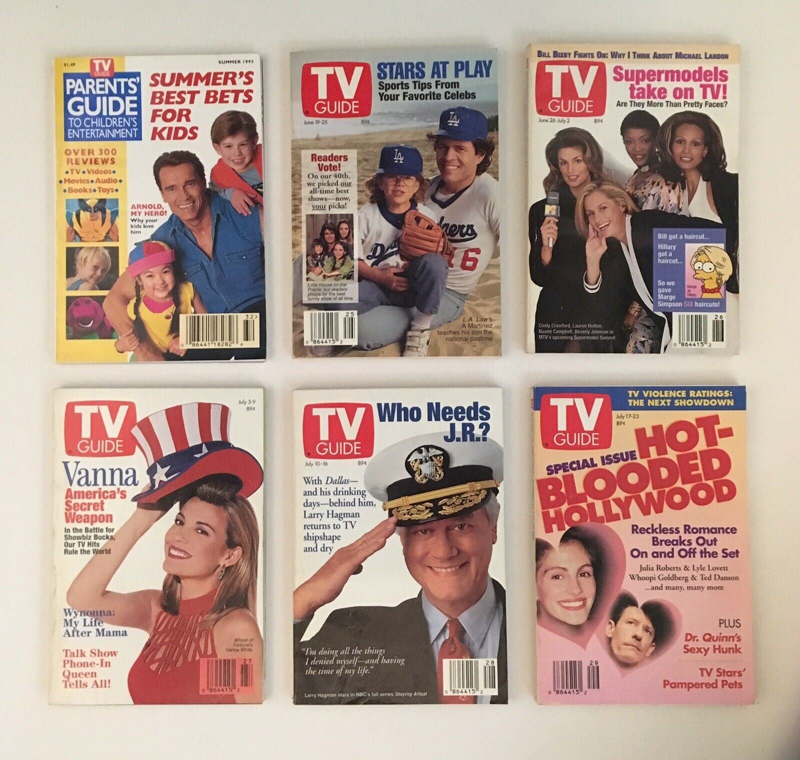 TV Guide Magazines 1993 Complete 53 Issues Fall Previews + 40th Anniversary