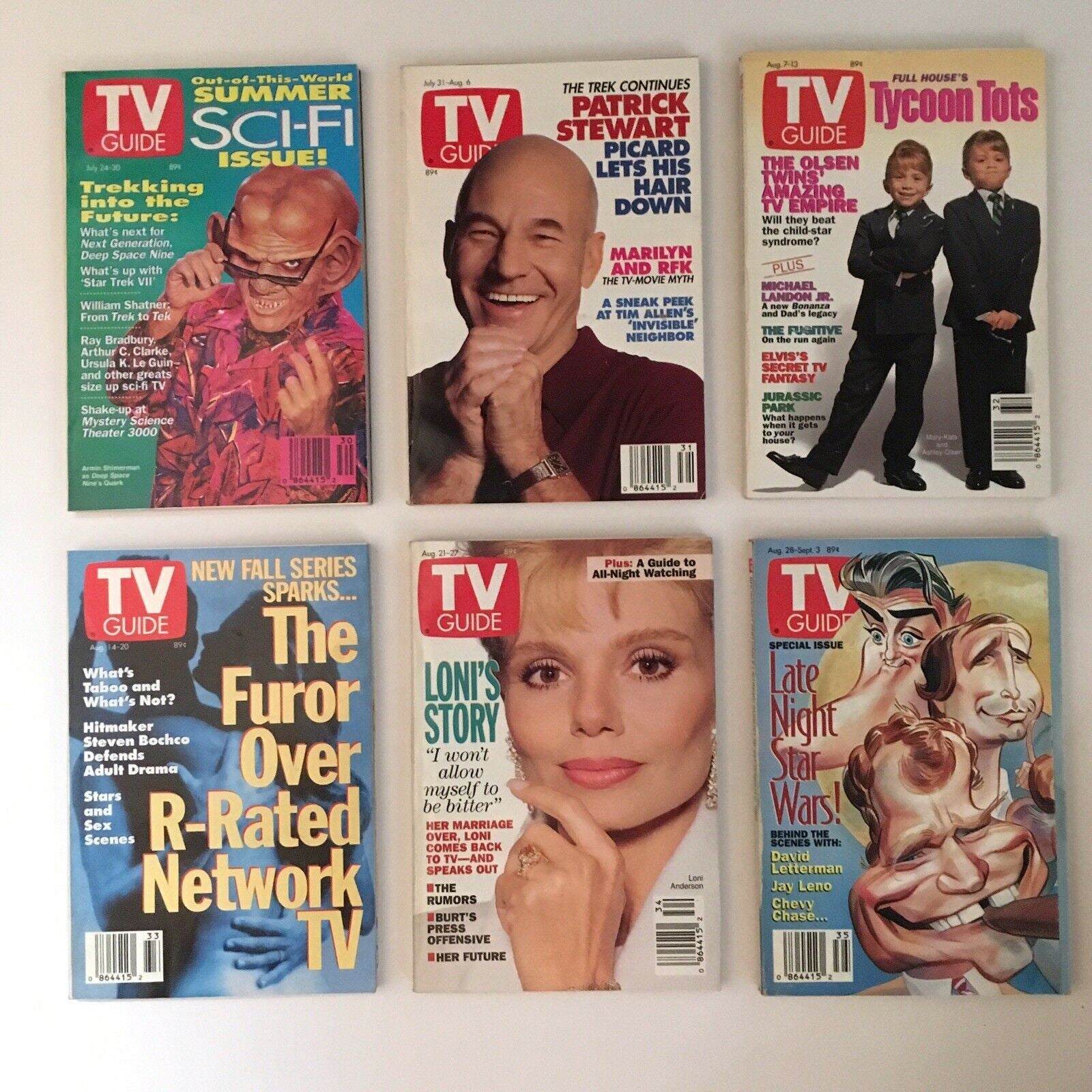 TV Guide Magazines 1993 Complete 53 Issues Fall Previews + 40th Anniversary