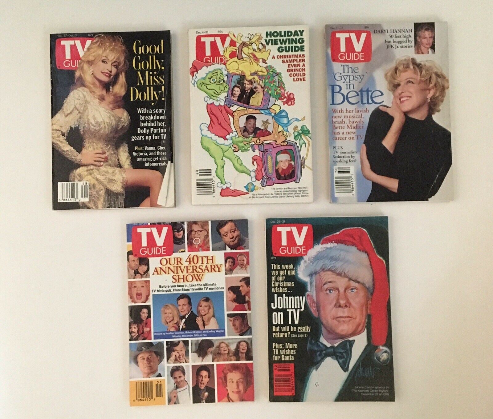 TV Guide Magazines 1993 Complete 53 Issues Fall Previews + 40th Anniversary