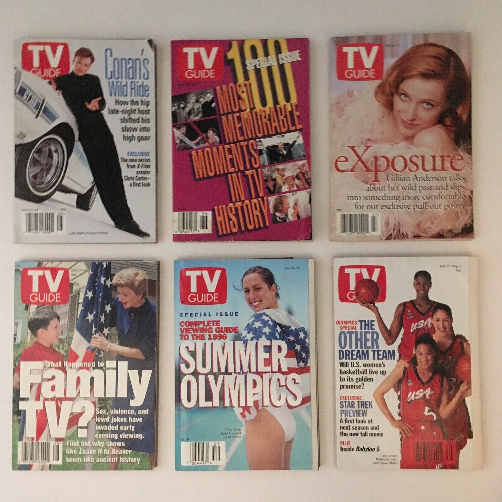 TV Guide Magazines 1996 Complete 54 Issues Special Issue Fall Previews