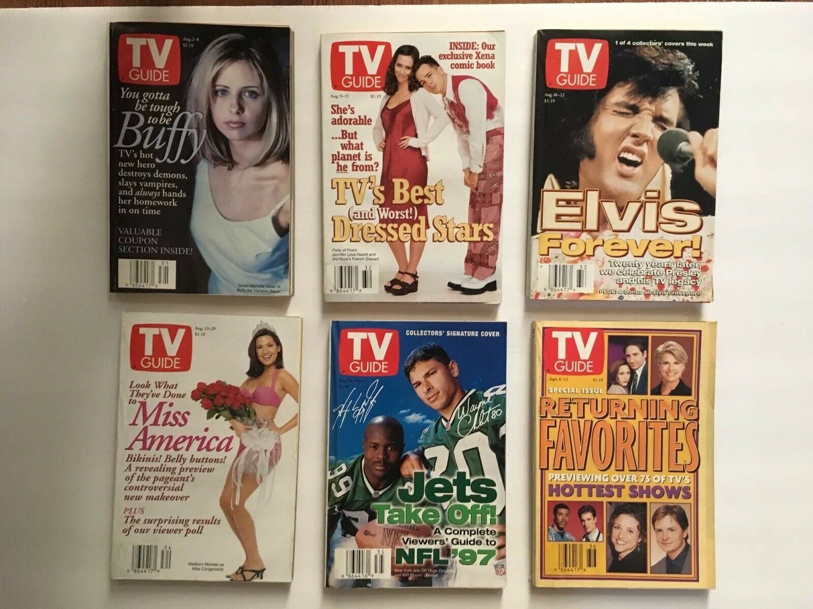 TV Guide Magazines 1997 Complete 53 Issues Special Issue Fall Winter Previews