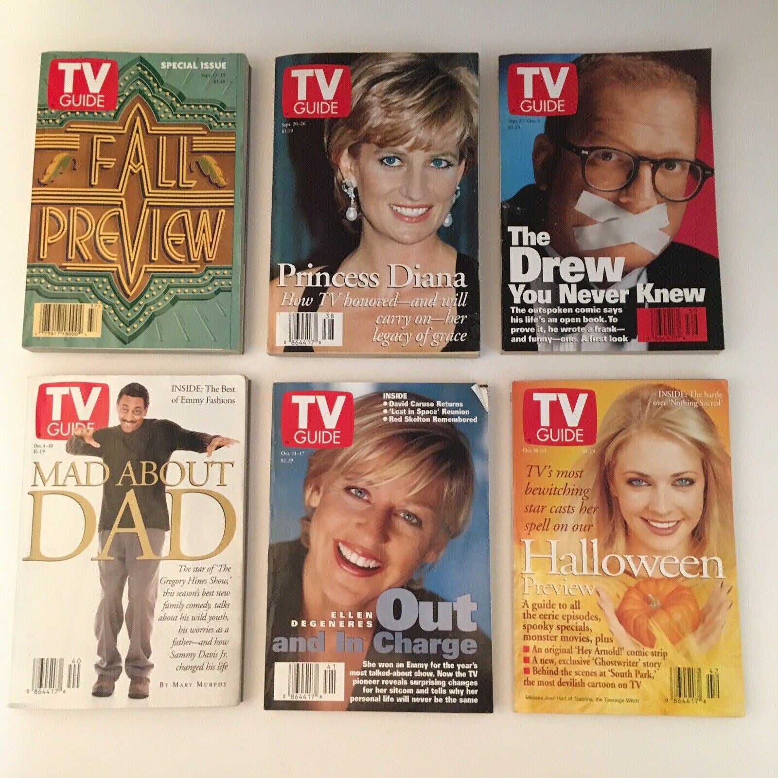 TV Guide Magazines 1997 Complete 53 Issues Special Issue Fall Winter Previews