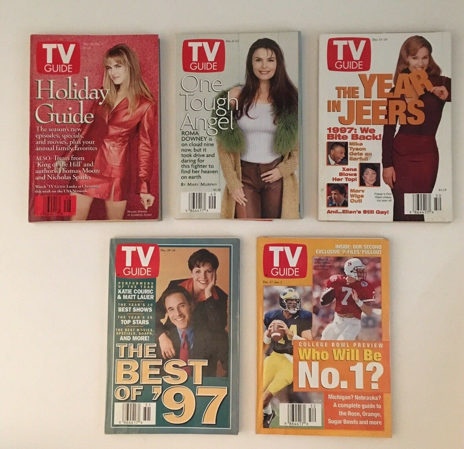 TV Guide Magazines 1997 Complete 53 Issues Special Issue Fall Winter Previews