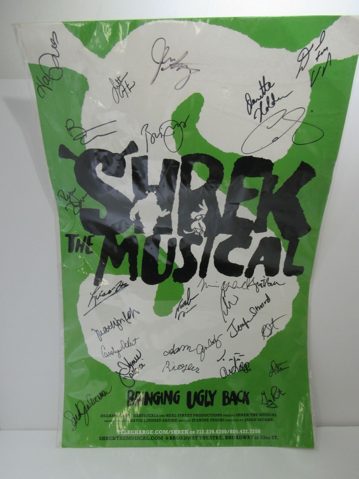 Shrek the Musical Original Poster | Cast Signed