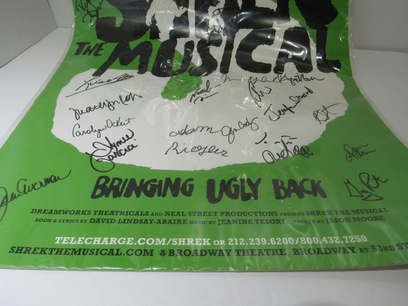 Shrek the Musical Original Poster | Cast Signed