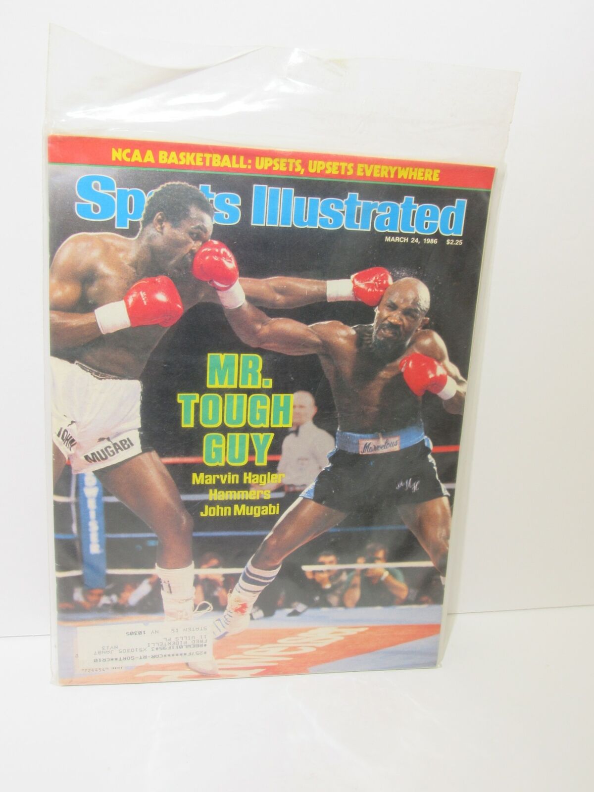 Sports Illustrated March 24 1986 - Mr. Tough Guy: Marvin Hagler vs John Mugabi