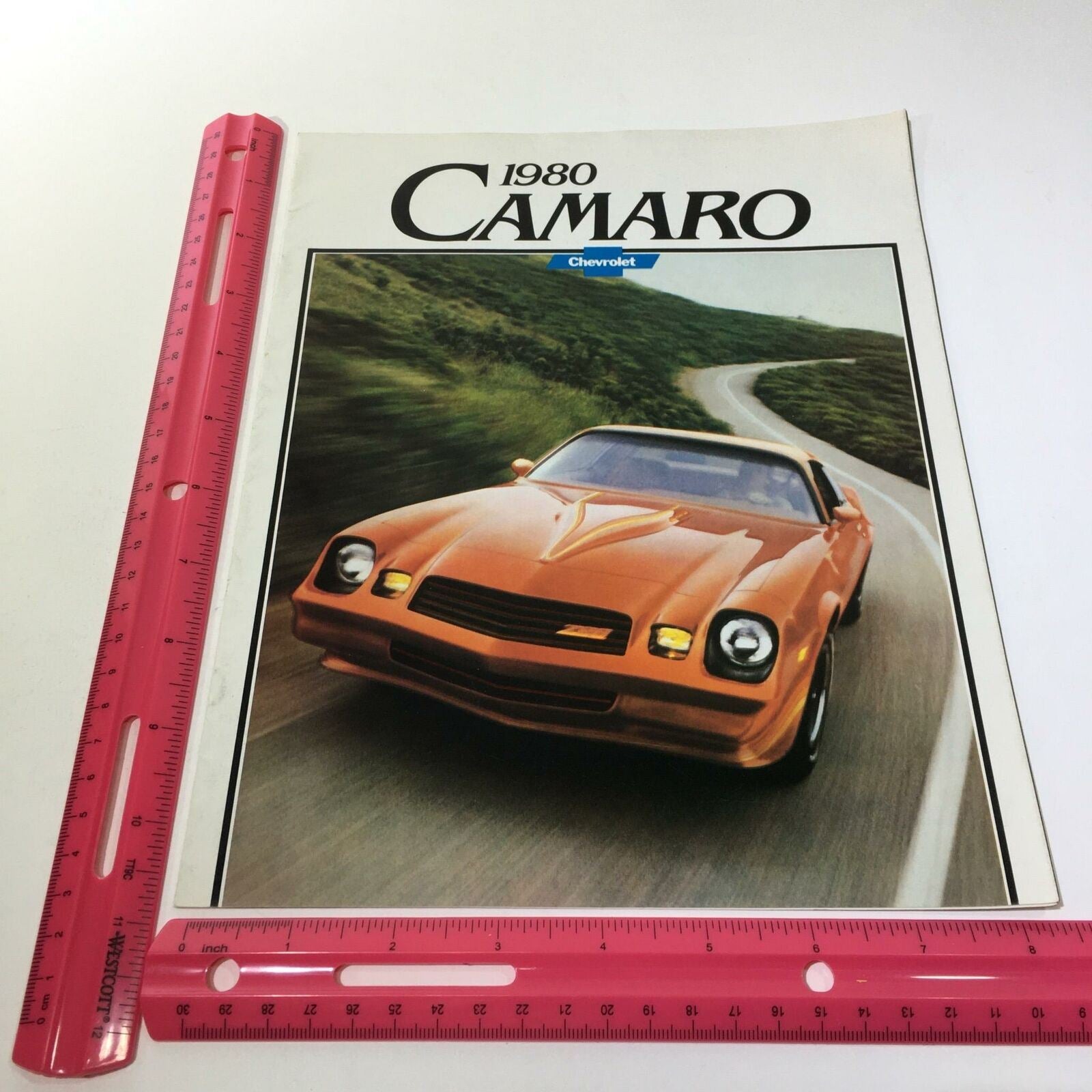 1980 Chevrolet Camaro 3.8 Liter V-6 Engine Z28 Panel Car Sale Brochure