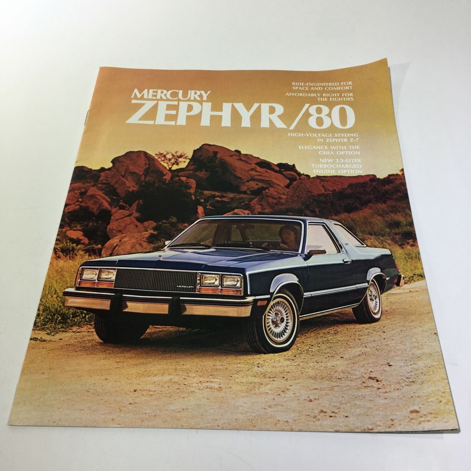 1980 Mercury Zephyr Z-7 Turbo Charged Engine Option Car Sale Brochure