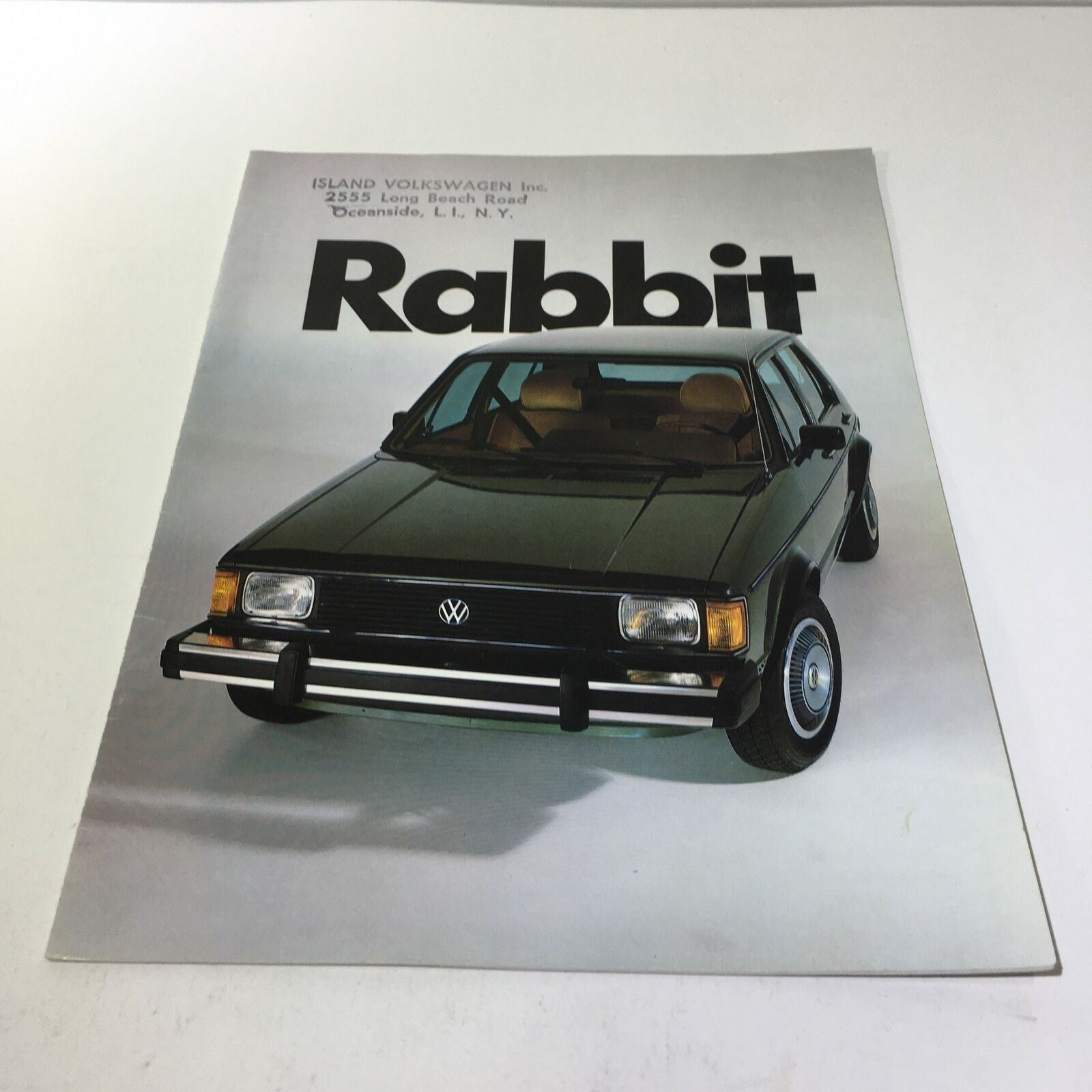 1982 Island Volkswagen Rabbit Fuel-Injected Engine 74 Horsepower Car Brochure