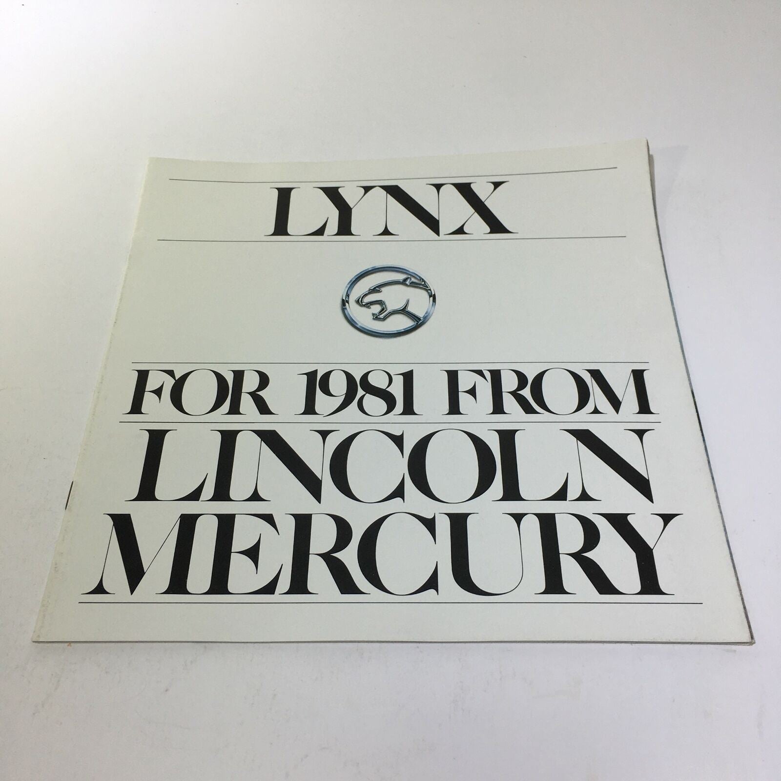 1981 Lincoln-Mercury Lynx GS 3-Door 4-Cylinder Engine Car Sale Brochure