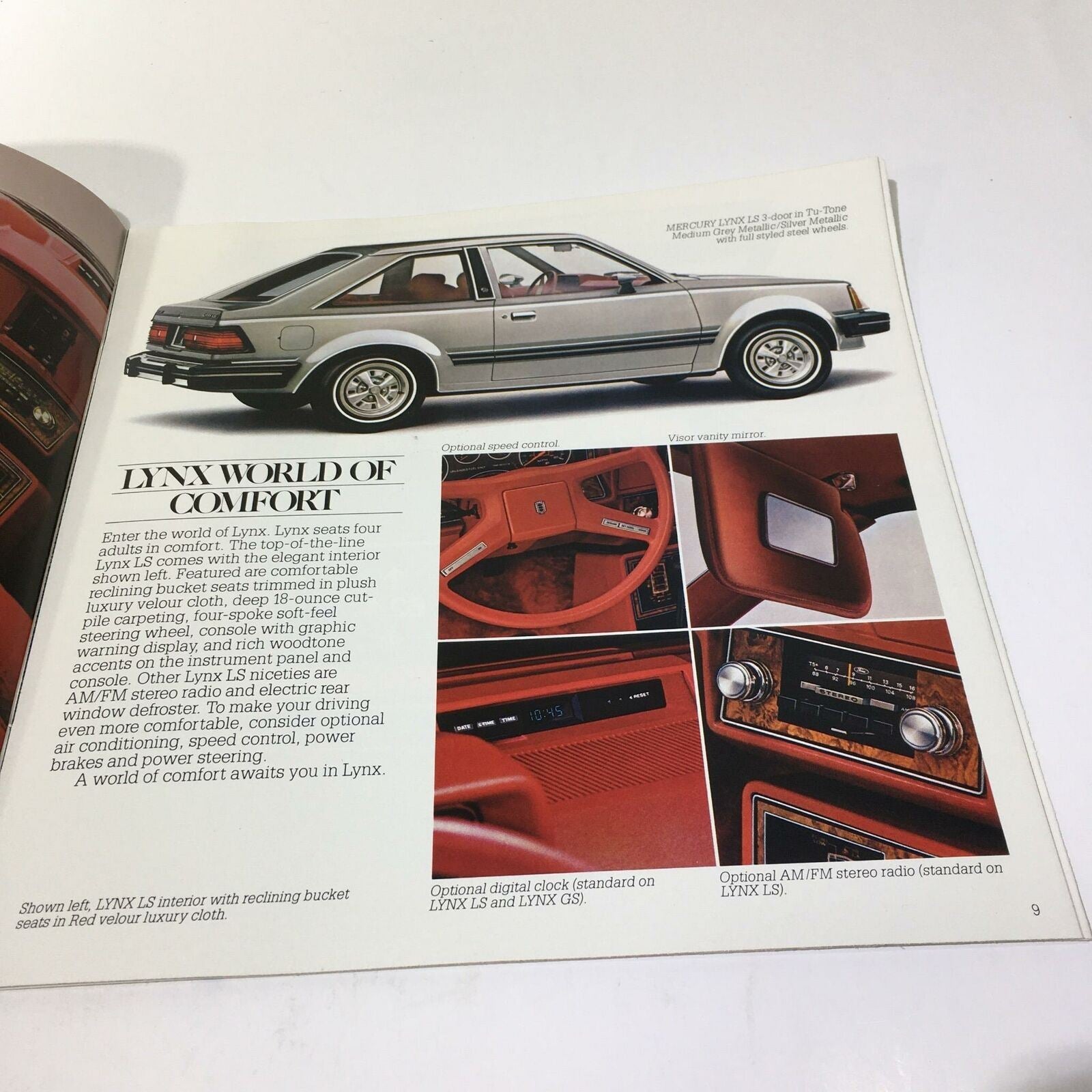 1981 Lincoln-Mercury Lynx GS 3-Door 4-Cylinder Engine Car Sale Brochure