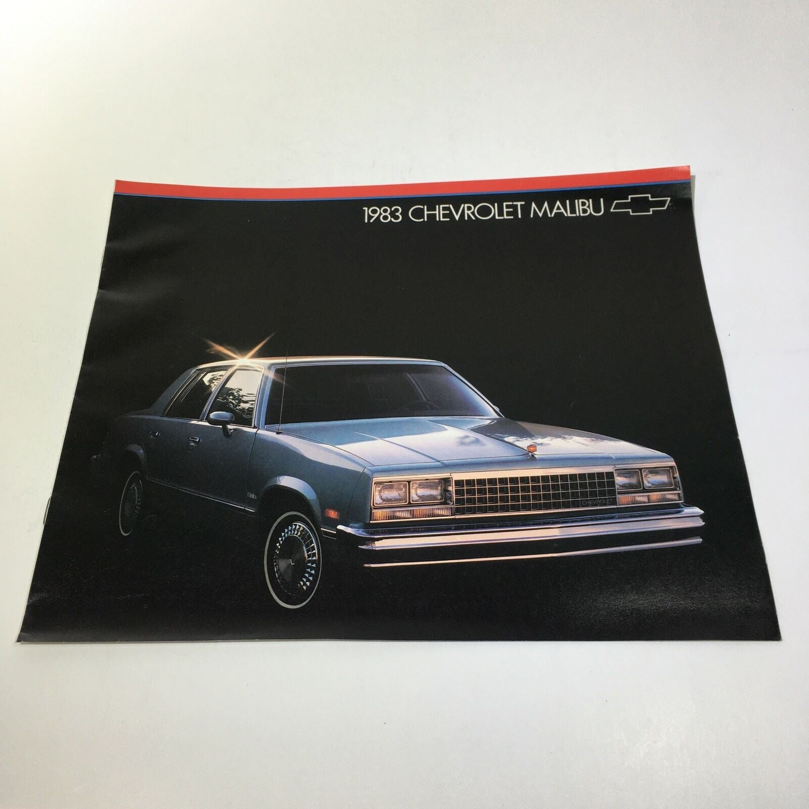 1983 Chevrolet Malibu 3.8 Liter V6 Optional V8 Engine Car Sale Brochure