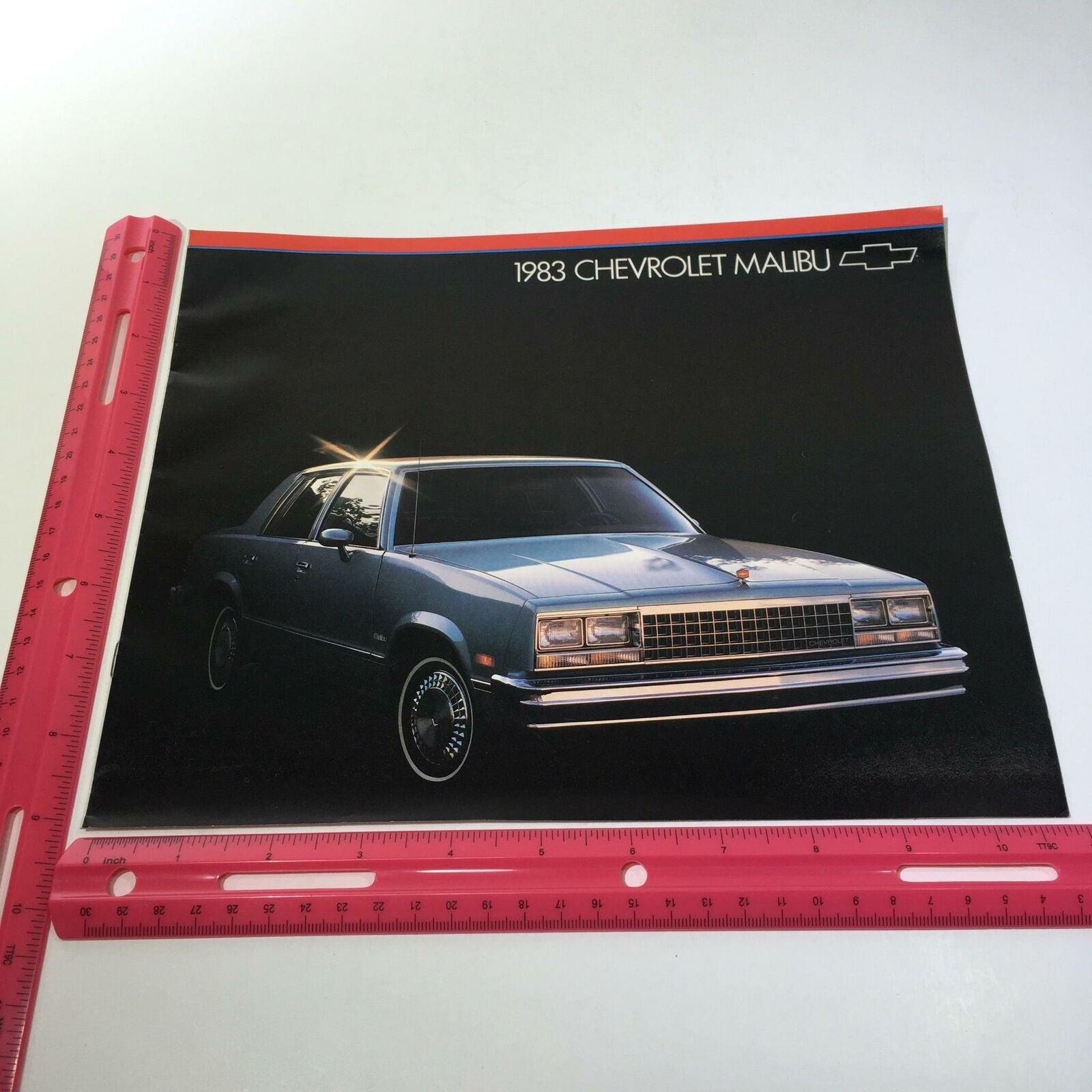 1983 Chevrolet Malibu 3.8 Liter V6 Optional V8 Engine Car Sale Brochure