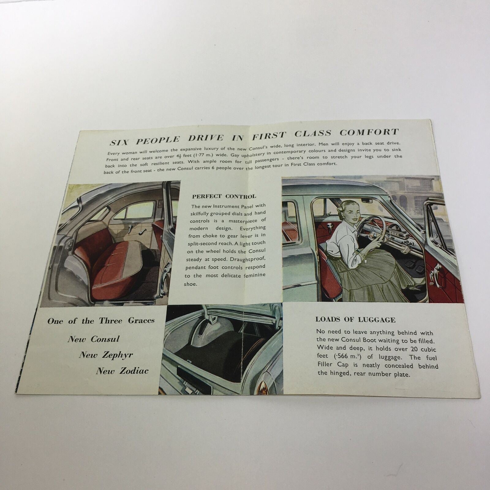 The New Consul - Zephyr - Zodia by Ford Motor Company Car Sale Brochure