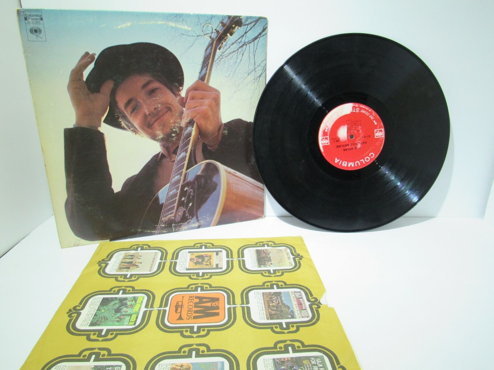 Bob Dylan: Nashville Skyline Version Colored Sleeve LP KCS 9825 Grade: G