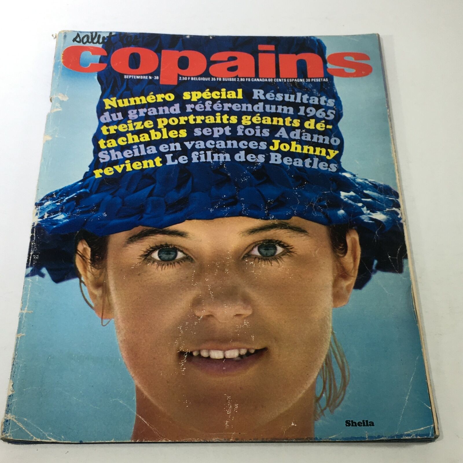 VTG Salut Les Copains Magazine: September 1965 - Sheila Couvertures