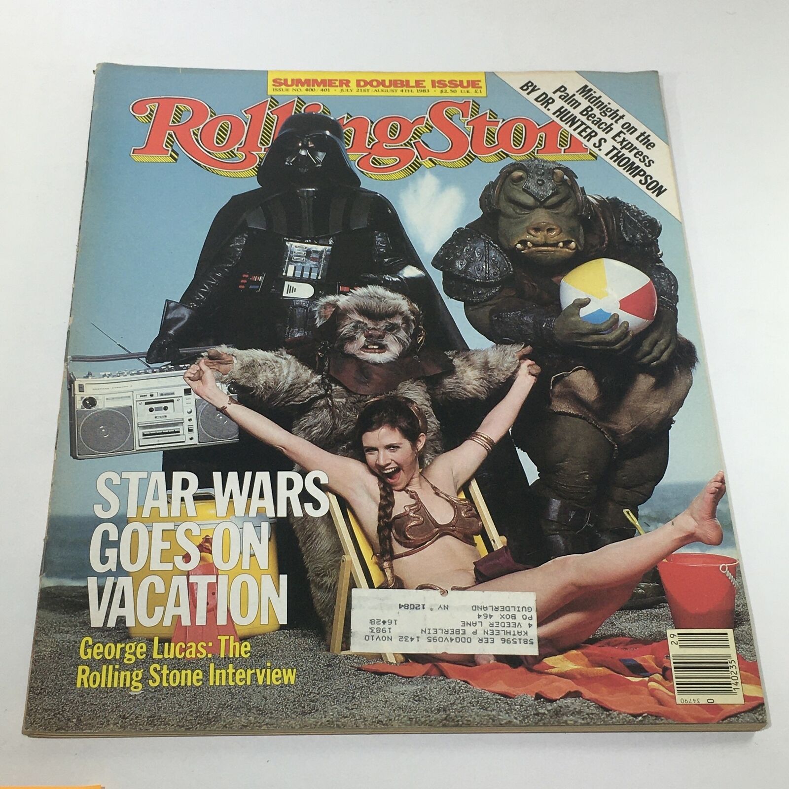 VTG Rolling Stone: July 21-August 4 1983 - Darth Vader, Princess Leia Cover