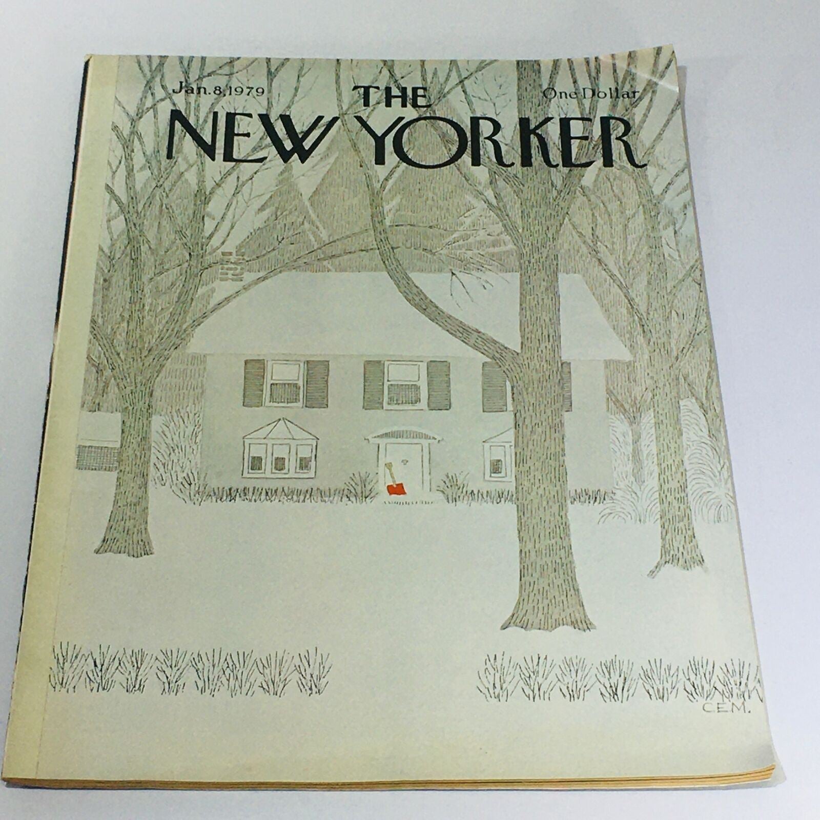 The New Yorker: January 8 1979 Full Magazine/Theme Cover Charles E. Martin