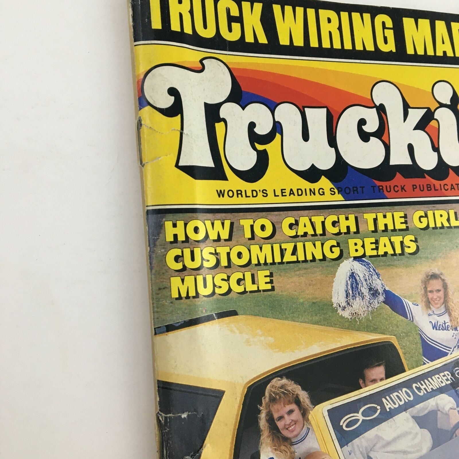 Truckin' Magazine February 1989 Mini Beach Madness, Truck Wiring Simple No Label