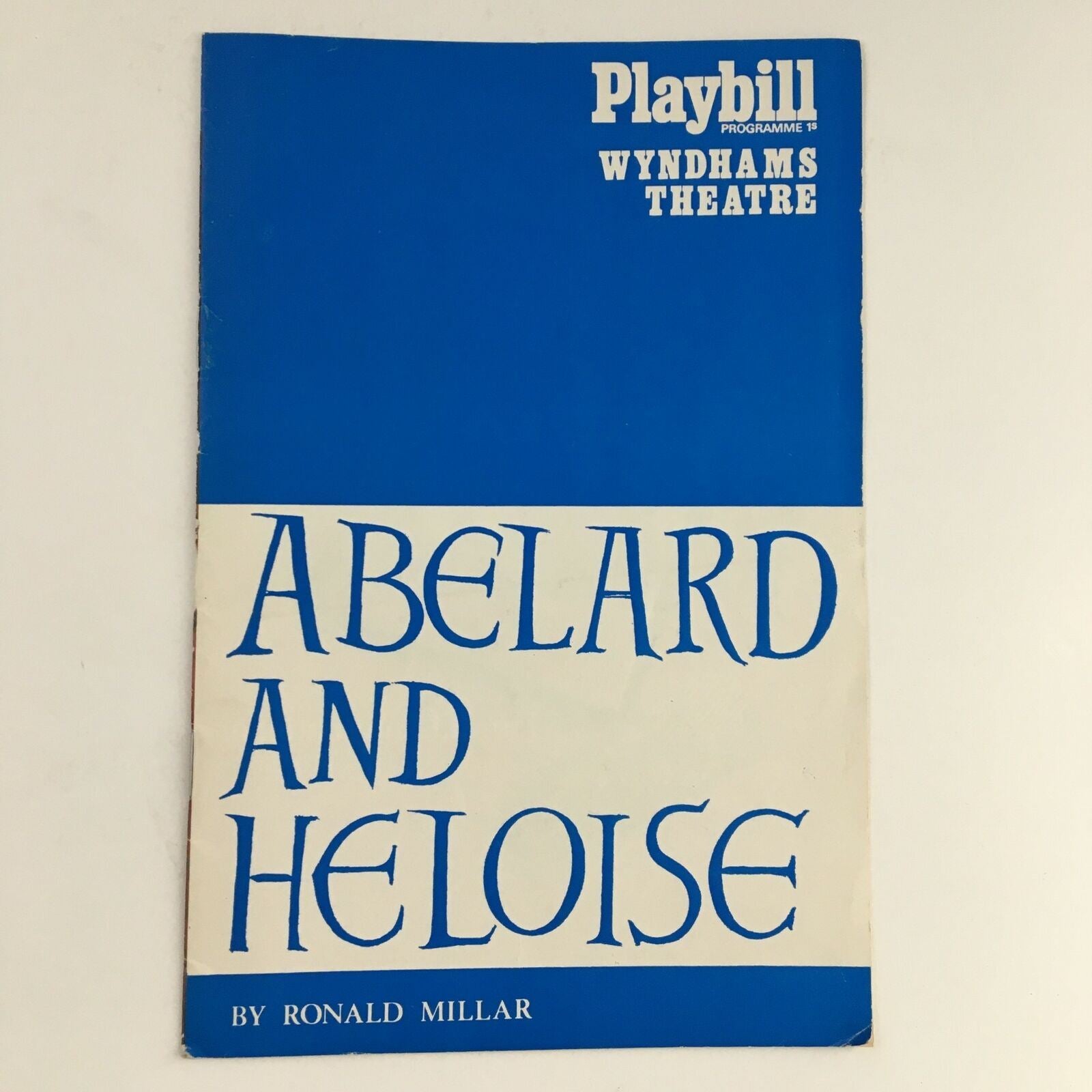 1971 Playbill Wyndham's Theatre Present Diana Rigg in Abelard & Heloise