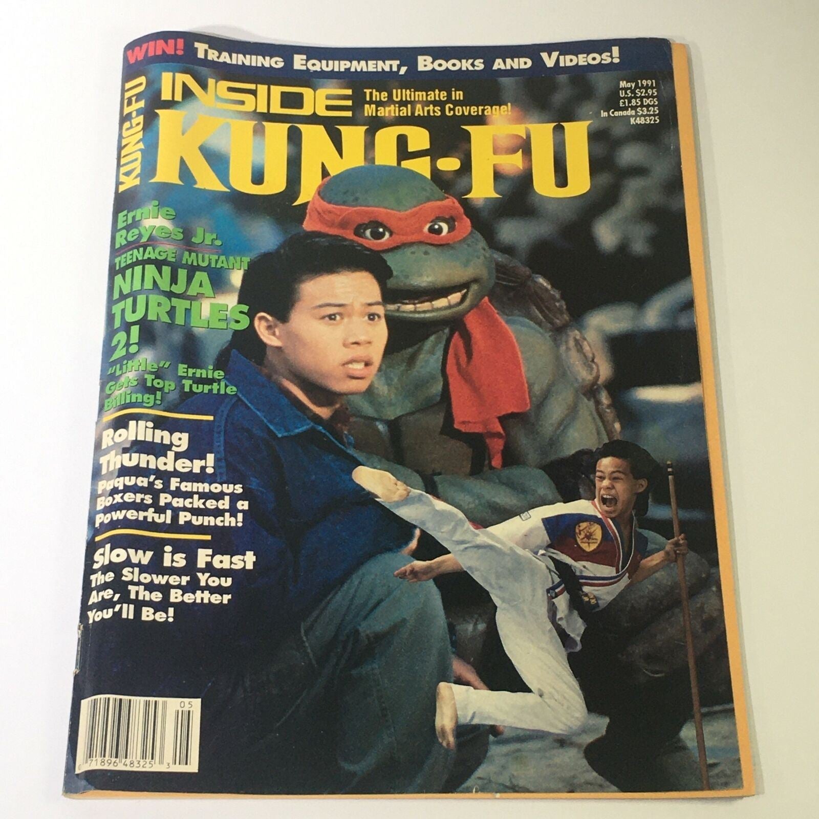 Inside Kung Fu Magazine May 1991 - Ernie Reyes Jr. Teenage Mutant Ninja Turtle